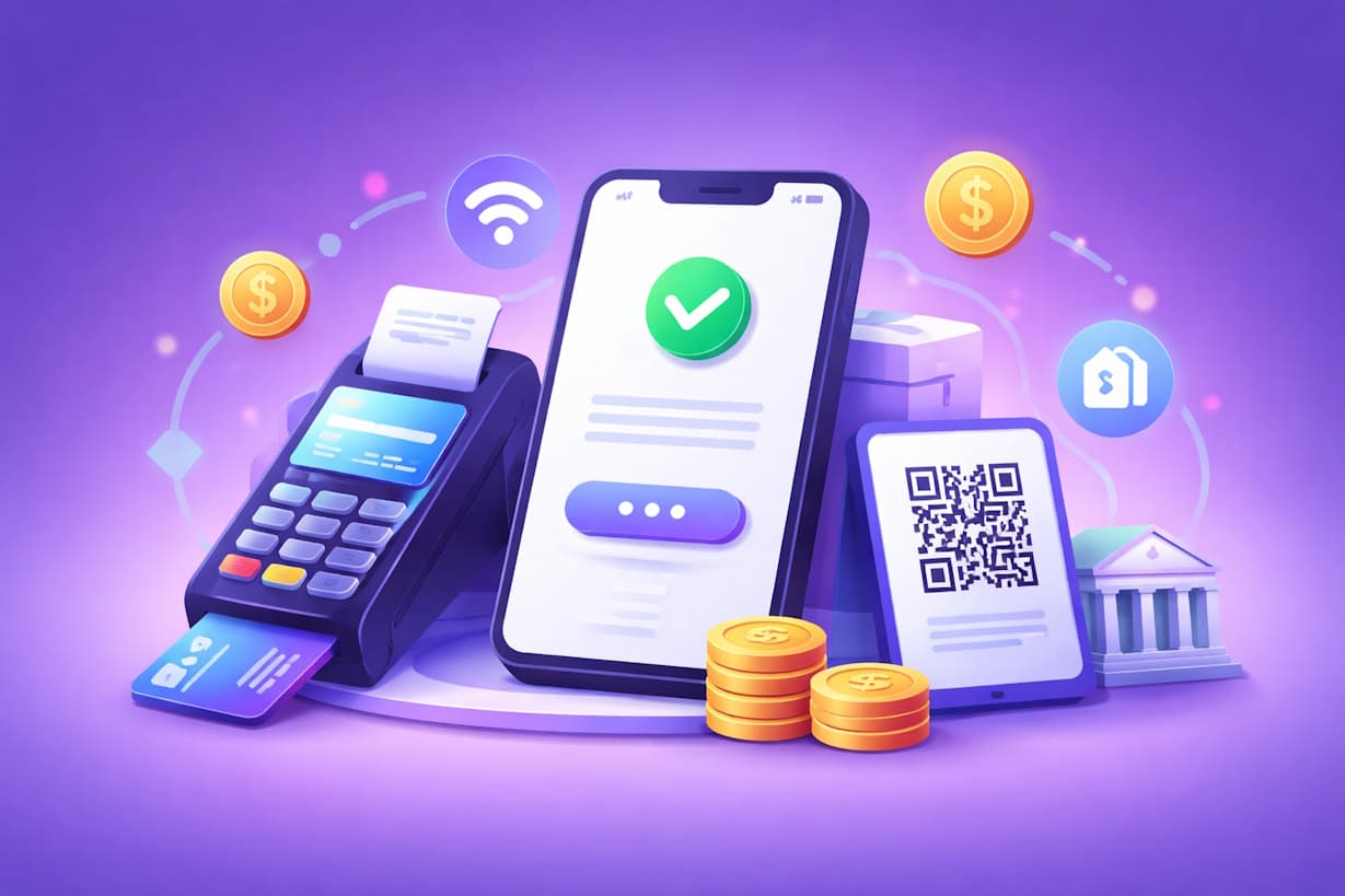 Business payment gateway for secure online payment processing