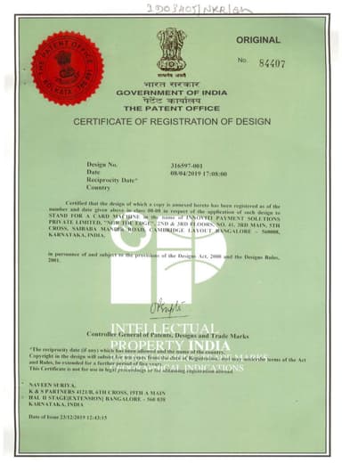 Stand for a Card Machine