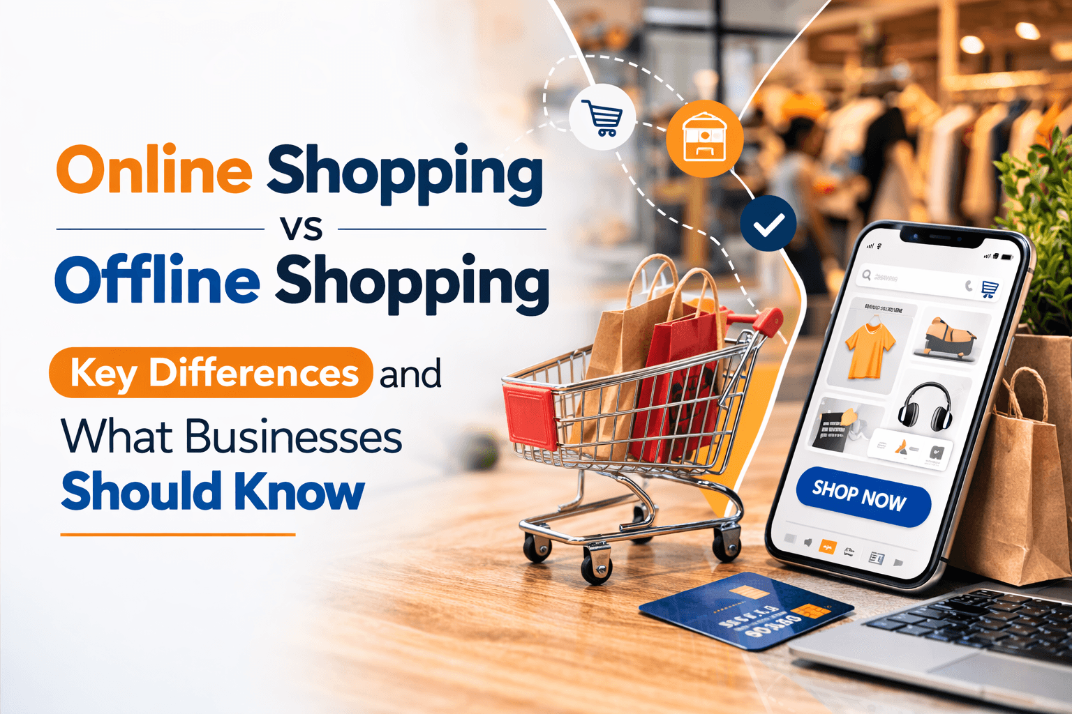 Online Shopping vs Offline Shopping: Key Differences and What Businesses Should Know