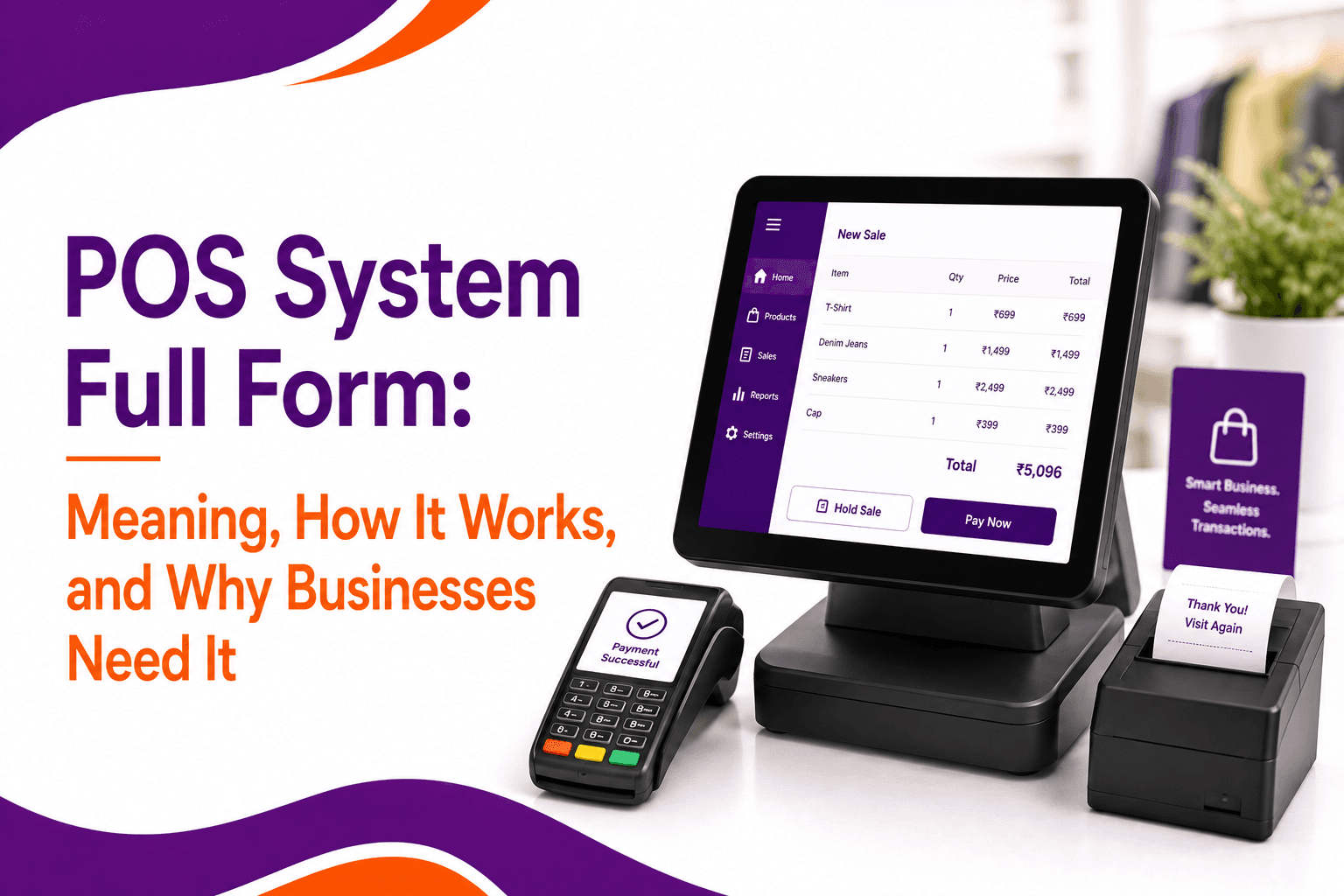 POS System Full Form: Meaning, How It Works, and Why Businesses Need It