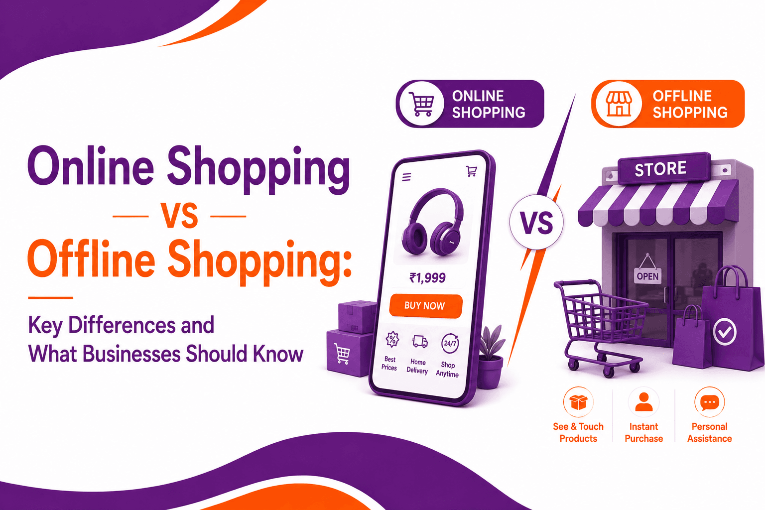Online Shopping vs Offline Shopping: Key Differences and What Businesses Should Know