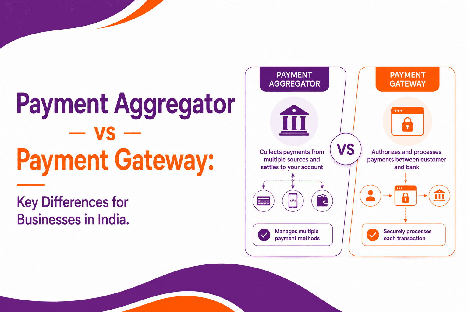 Payment Aggregator vs Payment Gateway: Key Differences for Businesses in India