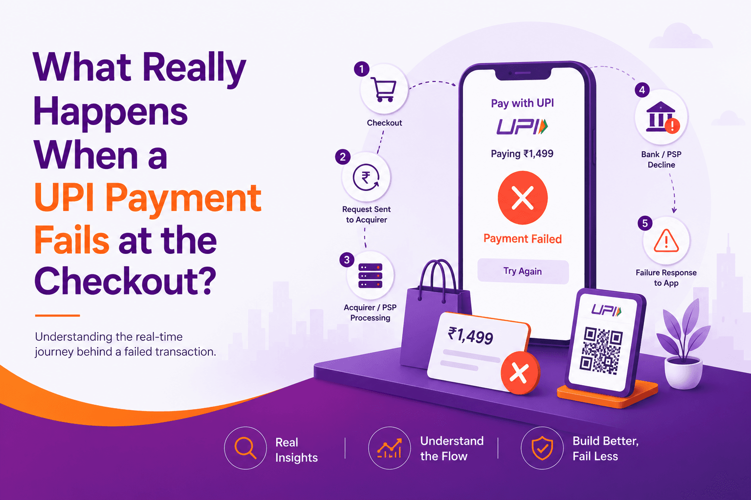 what really happens when a upi payment fails at the checkout